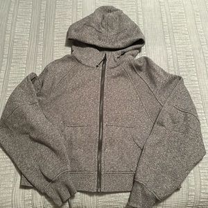 Scuba Oversized Full-Zip Hoodie, Size S/XS